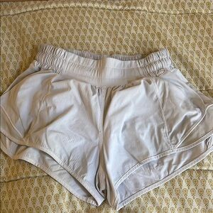 lululemon athletica White Athletic Shorts